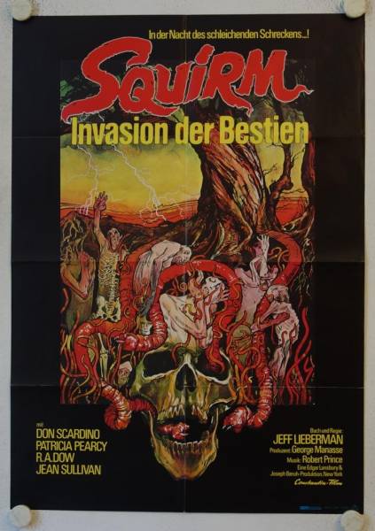 Squirm original release german movie poster